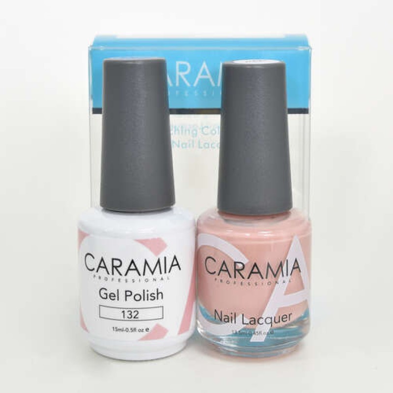 #132 Caramia Gel Polish & Nail Lacquer 0.5oz